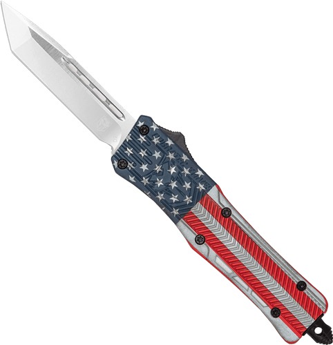 COBRATEC LARGE CTK1 OTF AMERICAN FLAG CRKTE 3" TANTO!