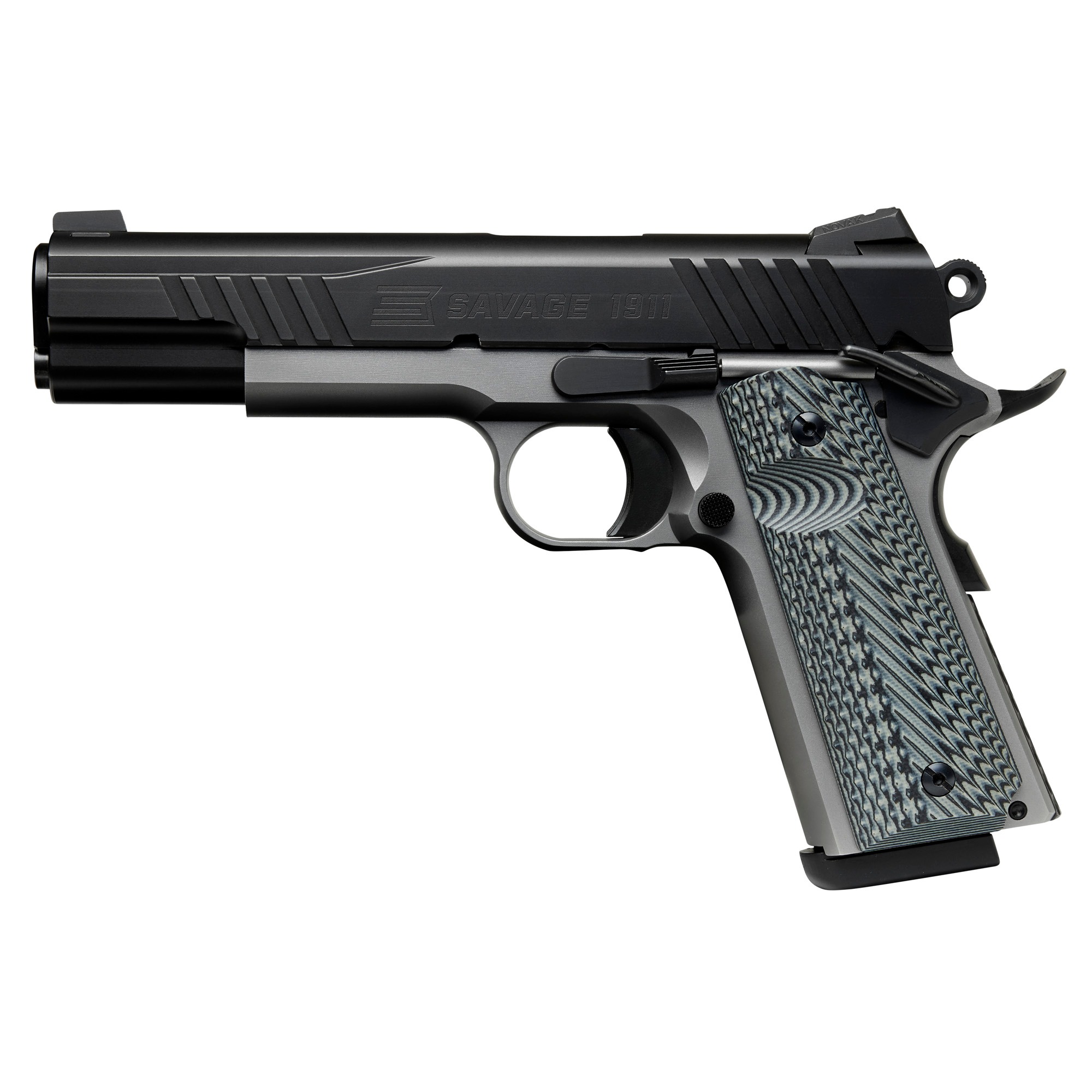 SAV 1911 9MM 5" 10RD STS/BLK