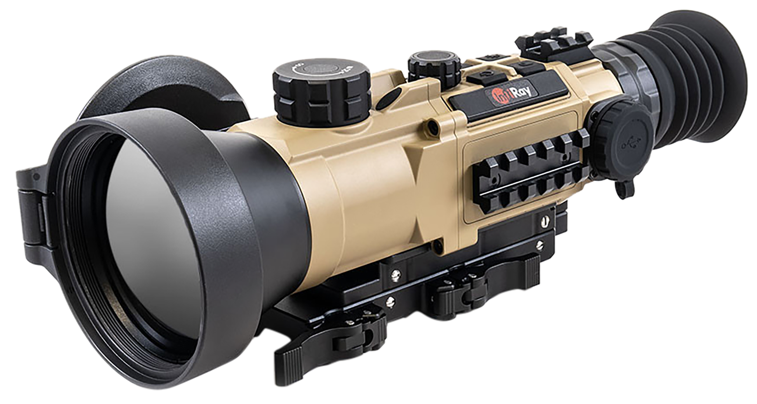 InfiRay Outdoor HYH75W RICO Hybrid 640 Thermal Black 4x75mm Multi- 1 BDC/1 DIY/7 Static Reticle, 8x Zoom, 640x512, 12 Microns, 50 Hz Resolution