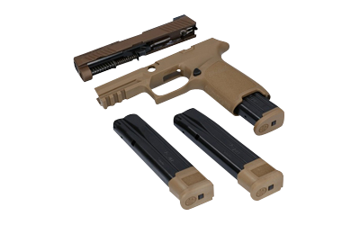 Sig Sauer 8900268 X-Change Kit M18 9mm Luger Sig 320 Handgun Coyote Tan 17/21 rd