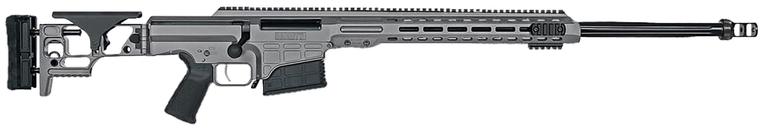 Barrett 18501 MRAD 300 PRC Caliber 26" 10+1, Tungsten Gray Rec & Folding Stock, Black Magpul Grip