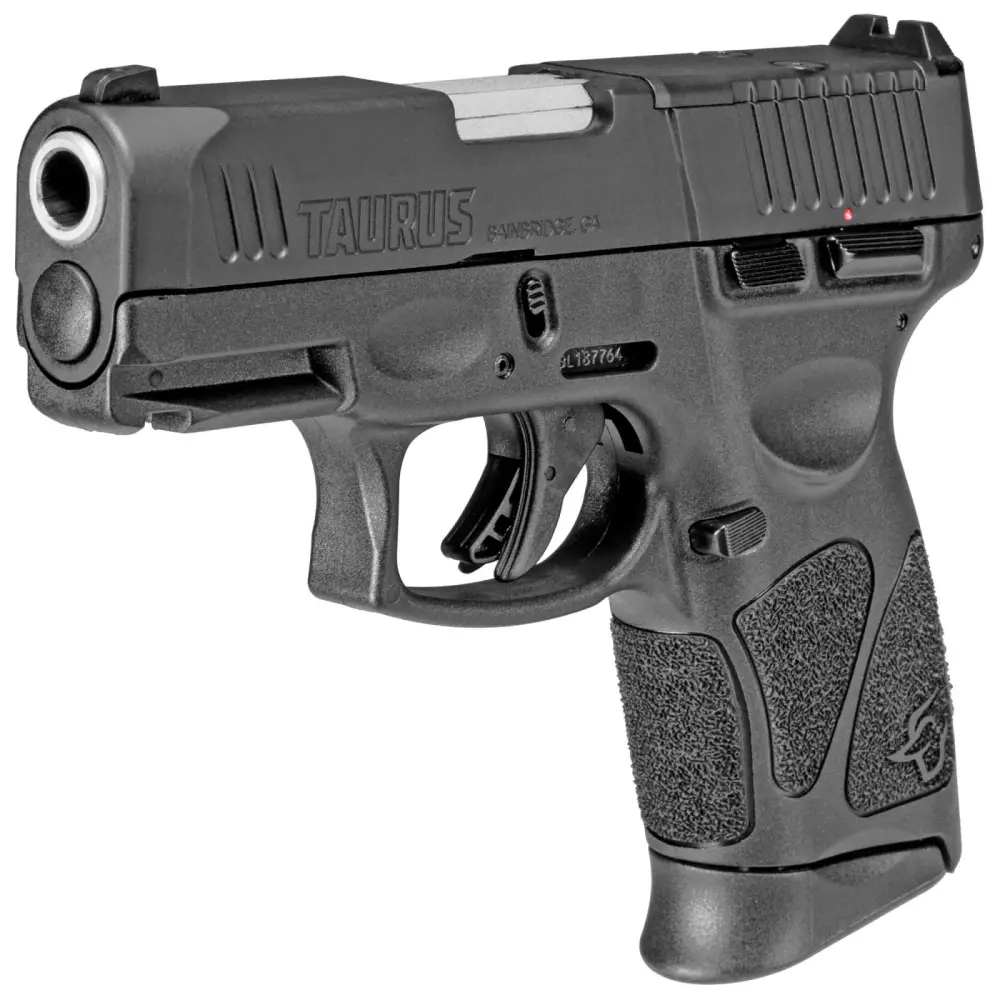 TAUR G3C 9MM BK/BK 12RD PST OPT RDY