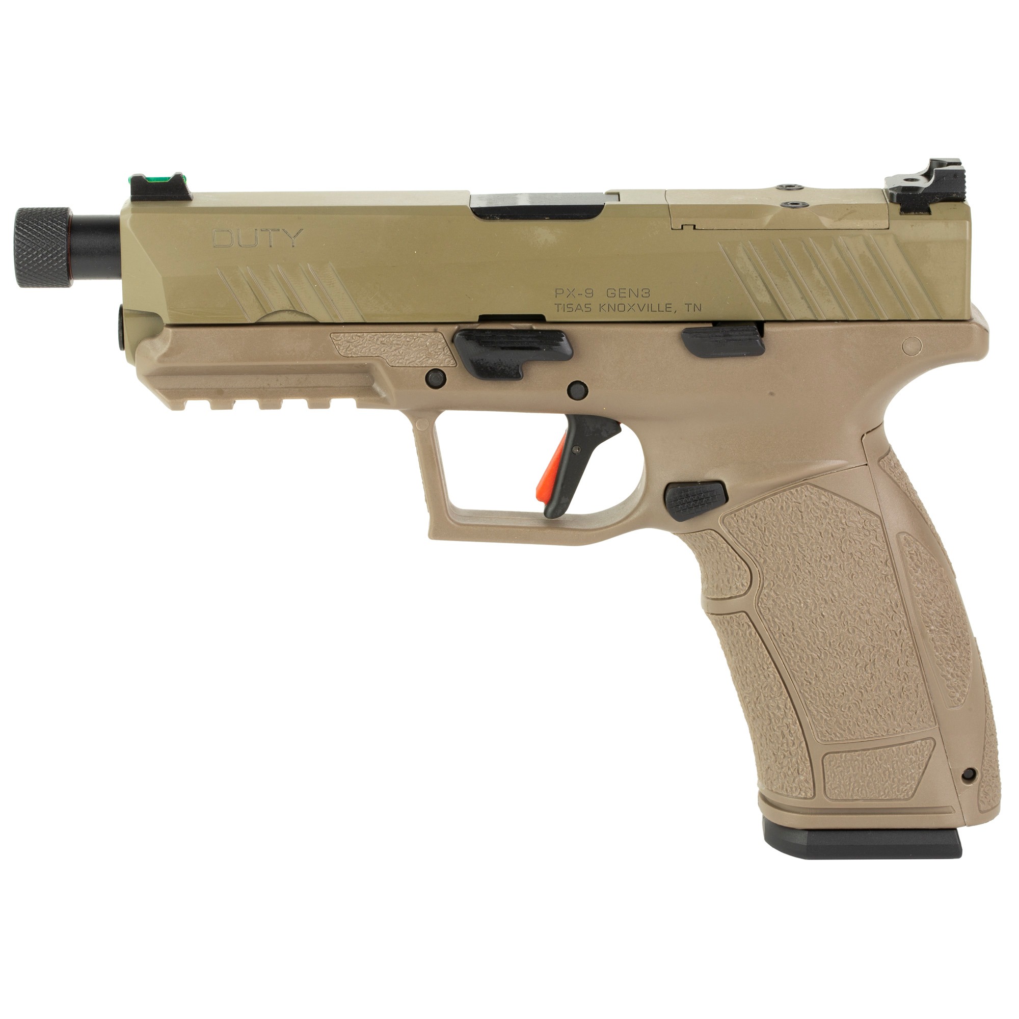 TISAS PX-9G3 DTY 9MM 4.69 TB 20R FDE