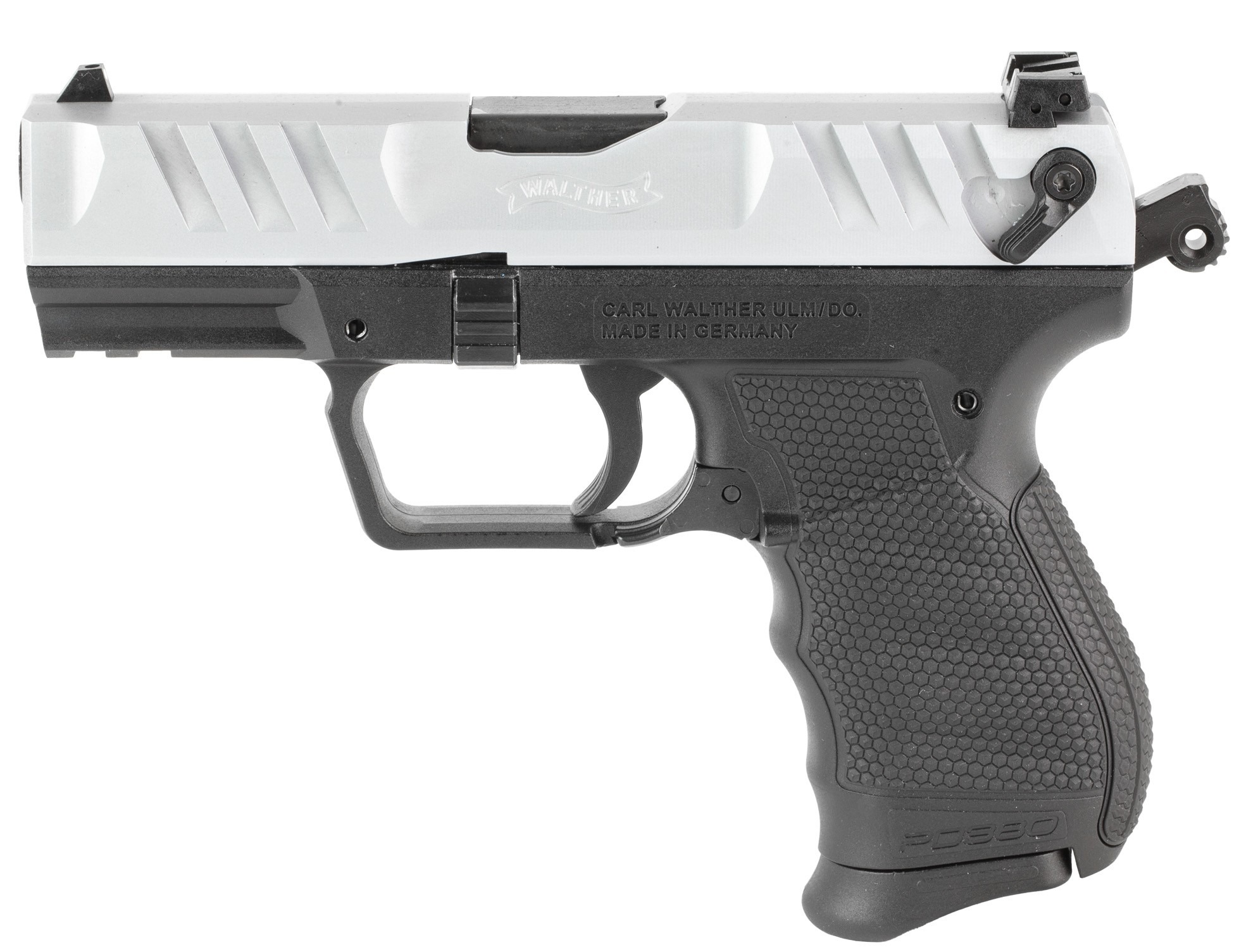 dWALTHER PD380 380ACP PSTL BLK/NICKEL 3.7" 2-9RD