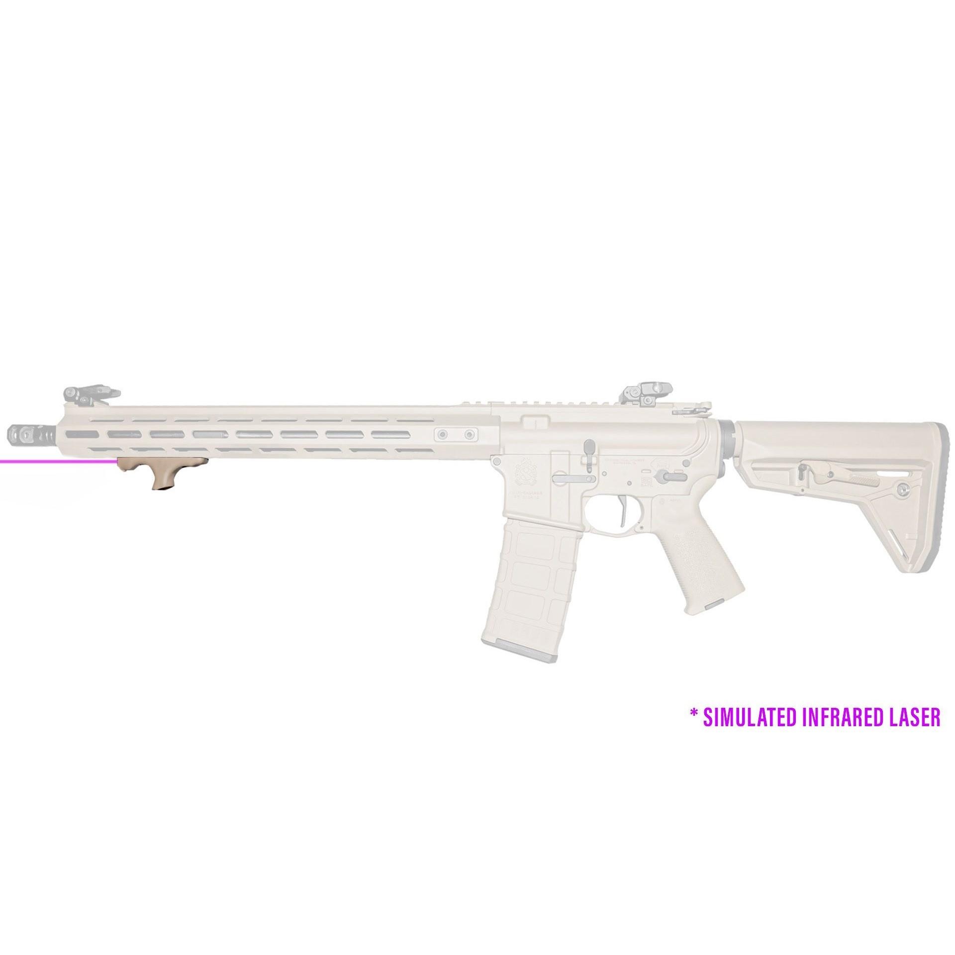 Viridian HS1 FDE AR Handstop with Infrared Laser M-LOK Mounting