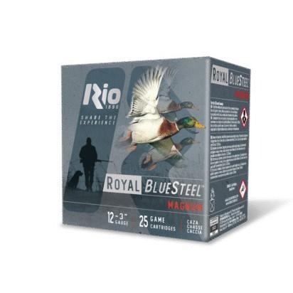 Rio Royal BlueSteel Magnum High Velocity Shotshells 12ga 3" 1-1/5oz 1450fps #2 25/ct