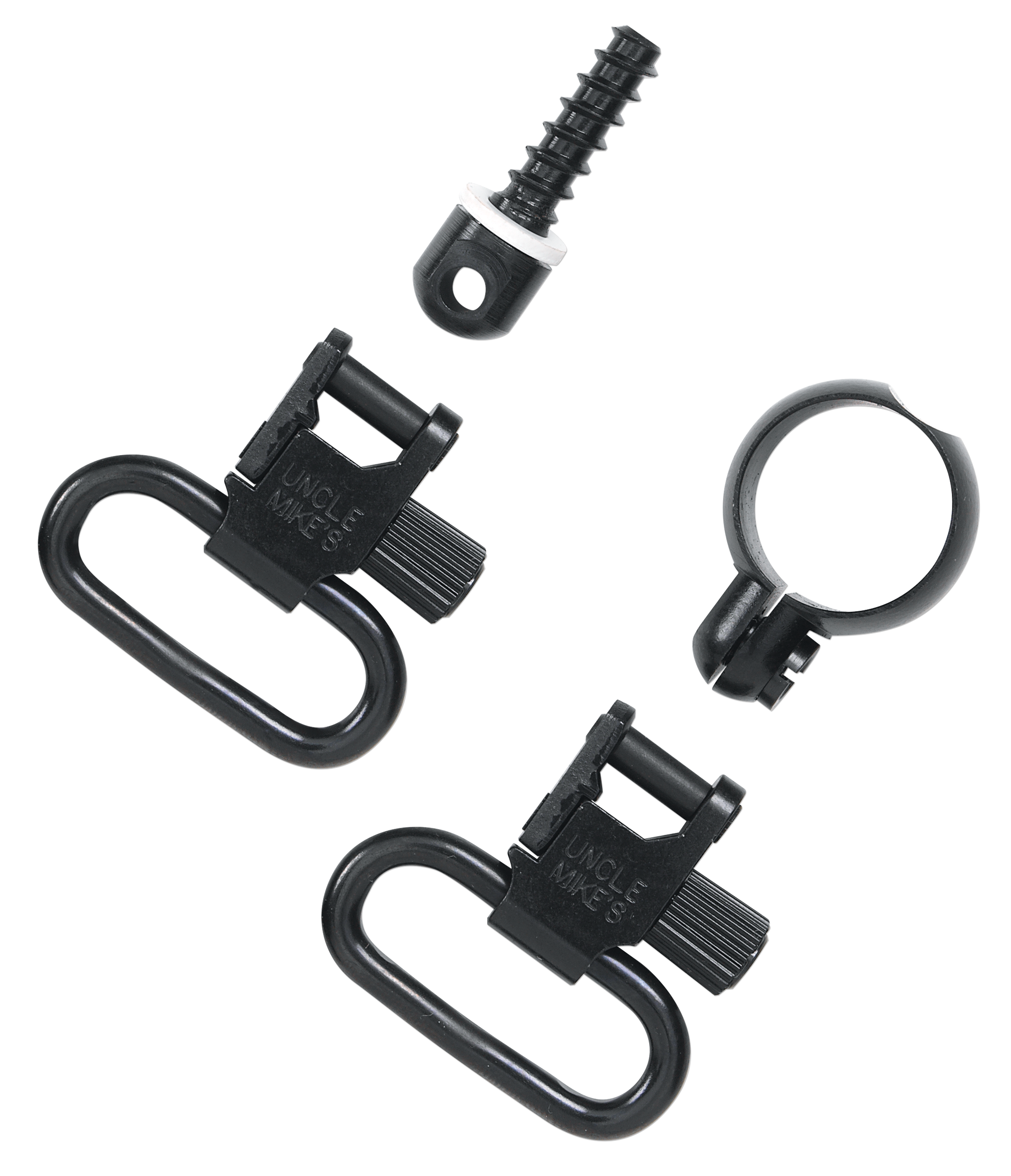 Uncle Mike's 13412 Super Swivel Quick Detach 115 RF Blued 1" Loop for Most 22 Cal Tube Diameter & .430-.455" Rifles (Except Win 94/22M US)