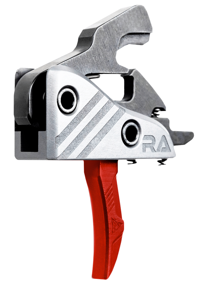 Rise Armament RA524RED Blitz  Black/Red/Silver Fits AR-Platform