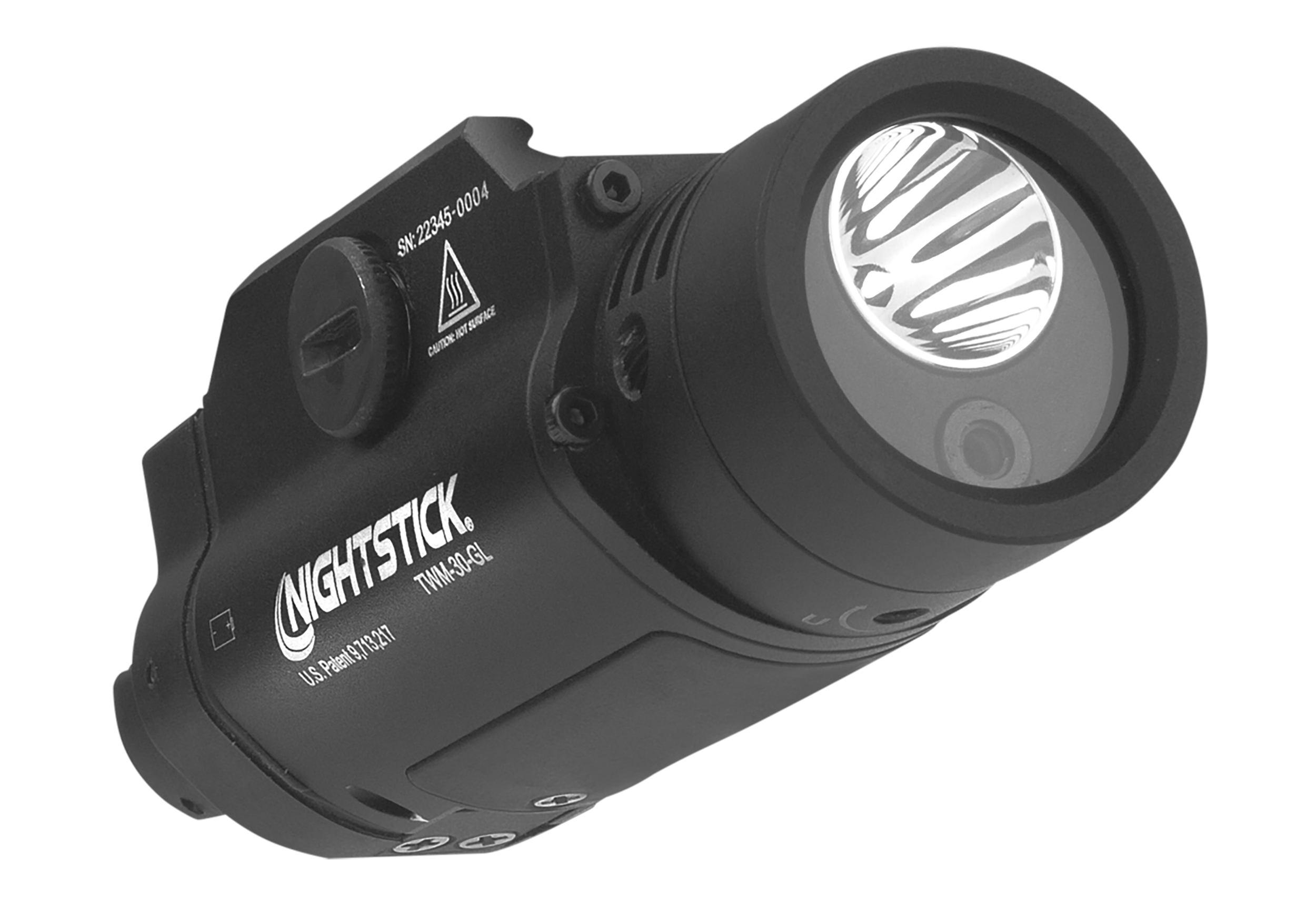 Nightstick TWM-30-GL Tactical Weapon-Mounted Light w/Green Laser Black Aluminum Pistol Green Laser