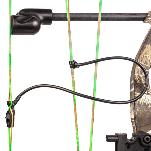 TROPHY RIDGE NO TIE TUBE PEEP 1/4" BLACK