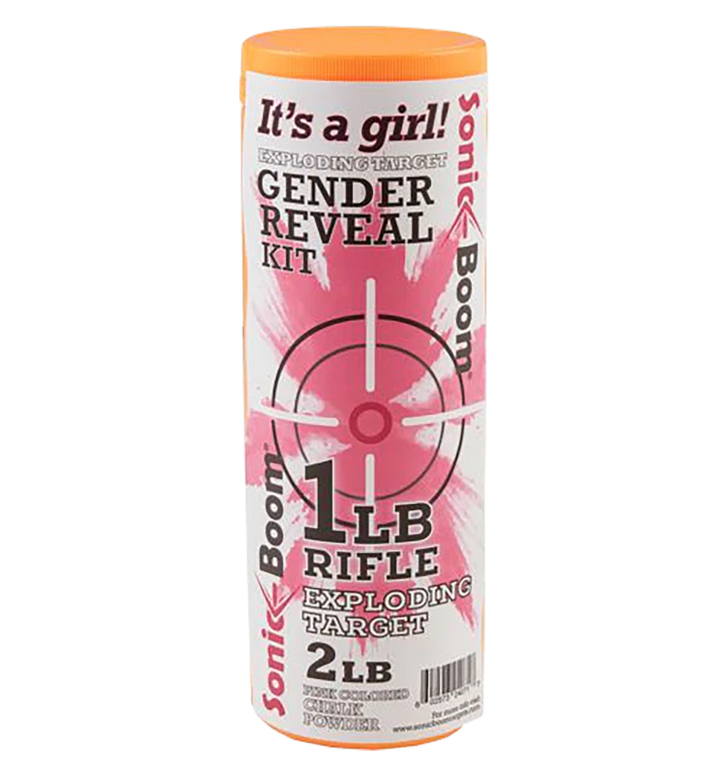 Sonic Boom/jerent SBTGRGIRL  Gender Reveal Kit Rifle Firearm 1 lb Girl