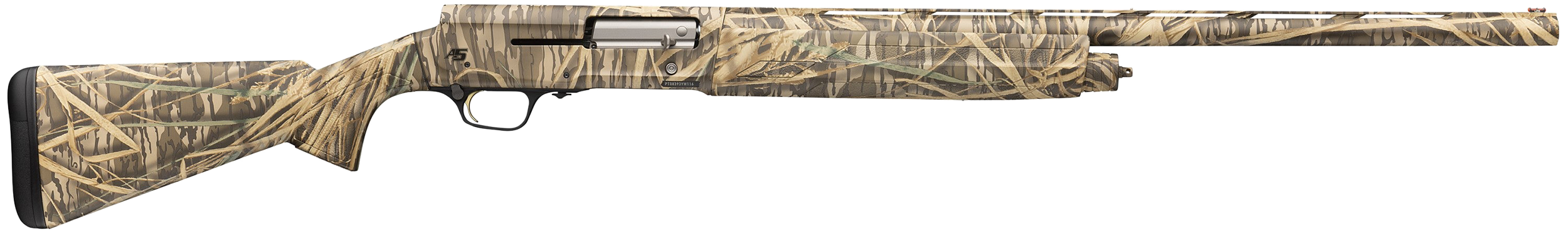 Browning 0119342004 A5  12 Gauge Semi-Auto 3.50" 4- 2.75" Shells 28" Mossy Oak Original Shadow Grass Vent Rib Barrel, Humpback Aluminum Receiver, Adjustable Composite Stock, Invector-DS Chokes