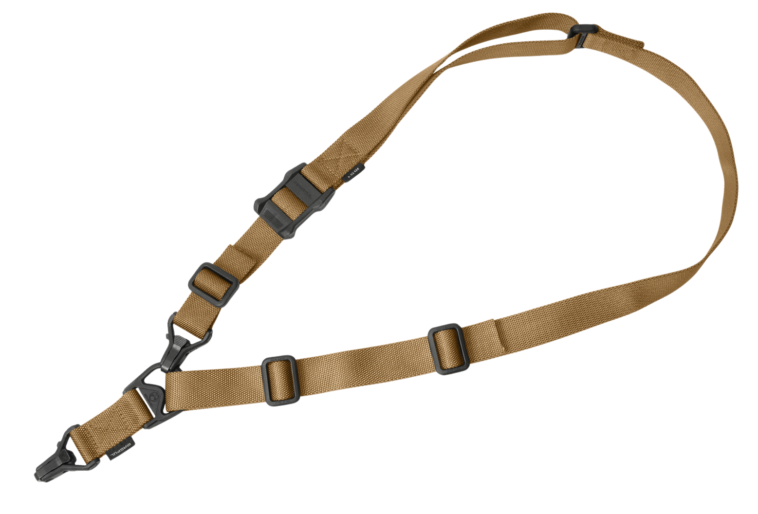 Magpul MAG514COY MS3 Gen2 Sling Coyote Tan Nylon 48"-60" OAL Adjustable One-Two Point Rifle