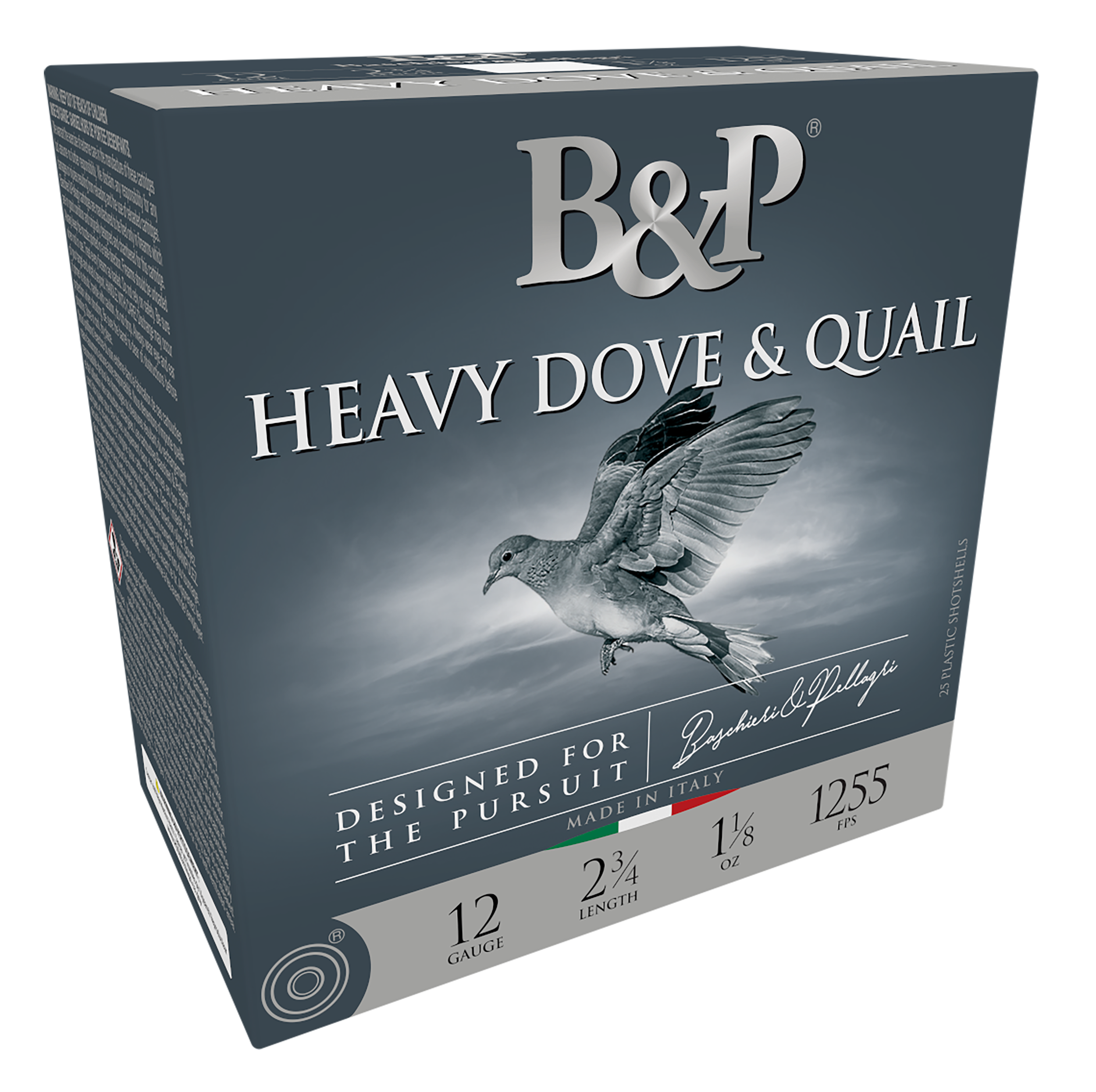 B&P 12B18D75 Heavy Dove & Quail 12Gauge 2.75" 1 1/8oz 7.5Shot 25 Per Box/10 Case