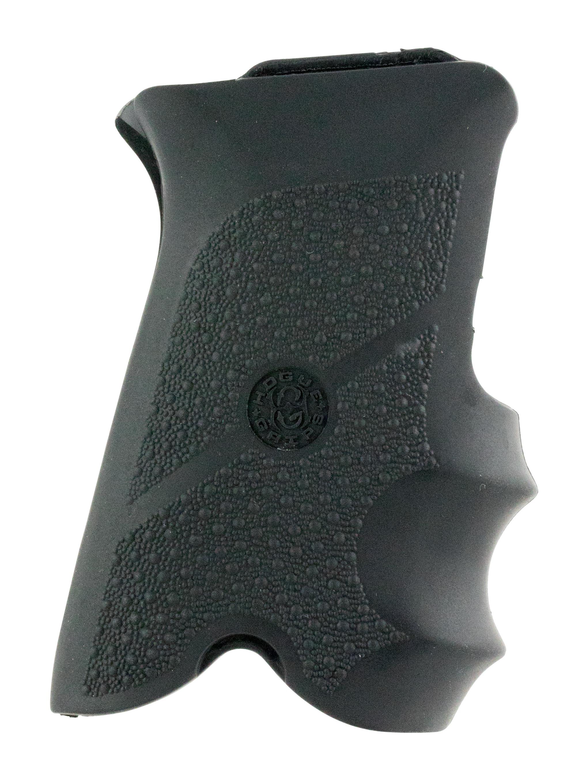 Hogue 85000 Rubber Grip  Black Rubber with Finger Grooves for Ruger P85, P91
