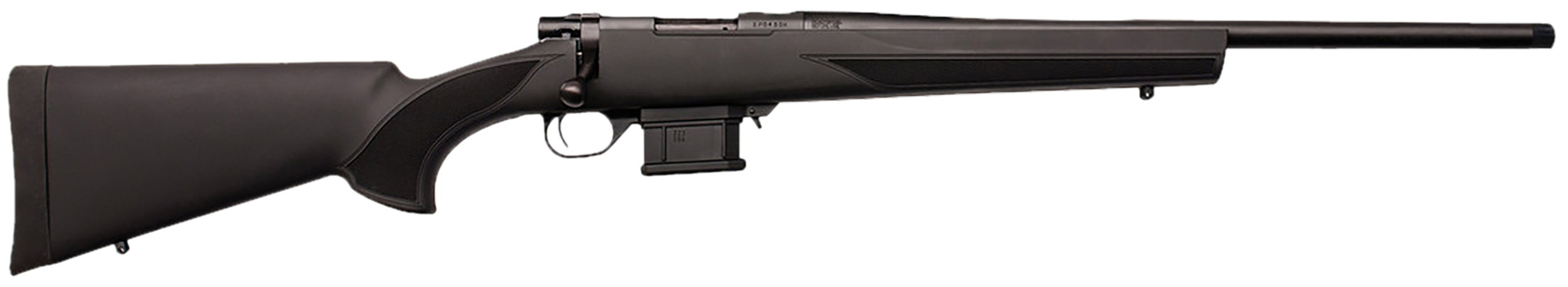 Howa HMA6ARCSB M1500 Mini Action 6mm ARC 5+1 22" Black Steel Threaded Barrel, Matte Blue Steel Receiver Drilled & Tapped, Fixed HTI Matte Black Synthetic Stock