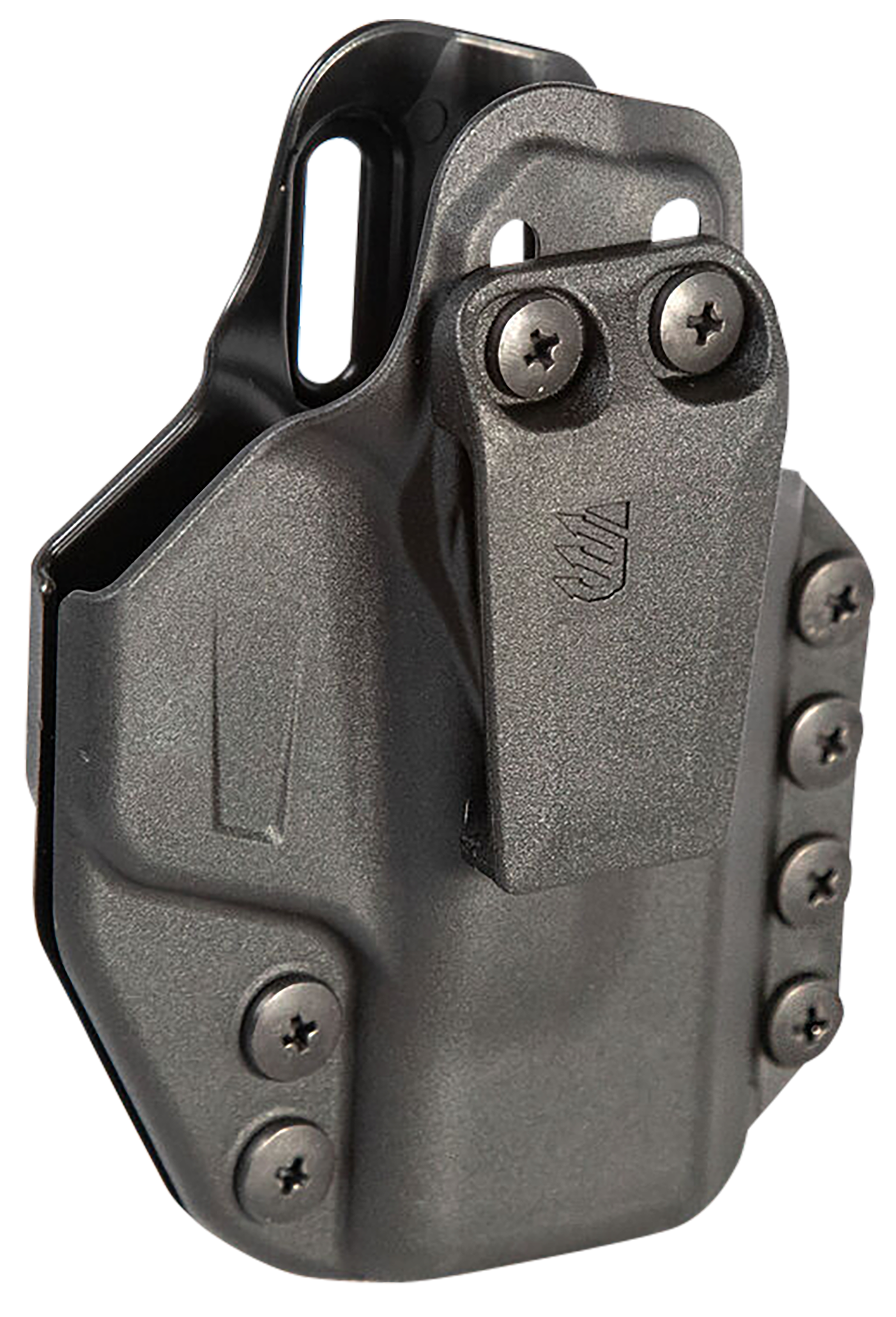 Blackhawk 416076BK Stache IWB Size 76 Black Polymer Belt Clip Compatible w/Glock 48/S&W Shield EZ9 Ambidextrous