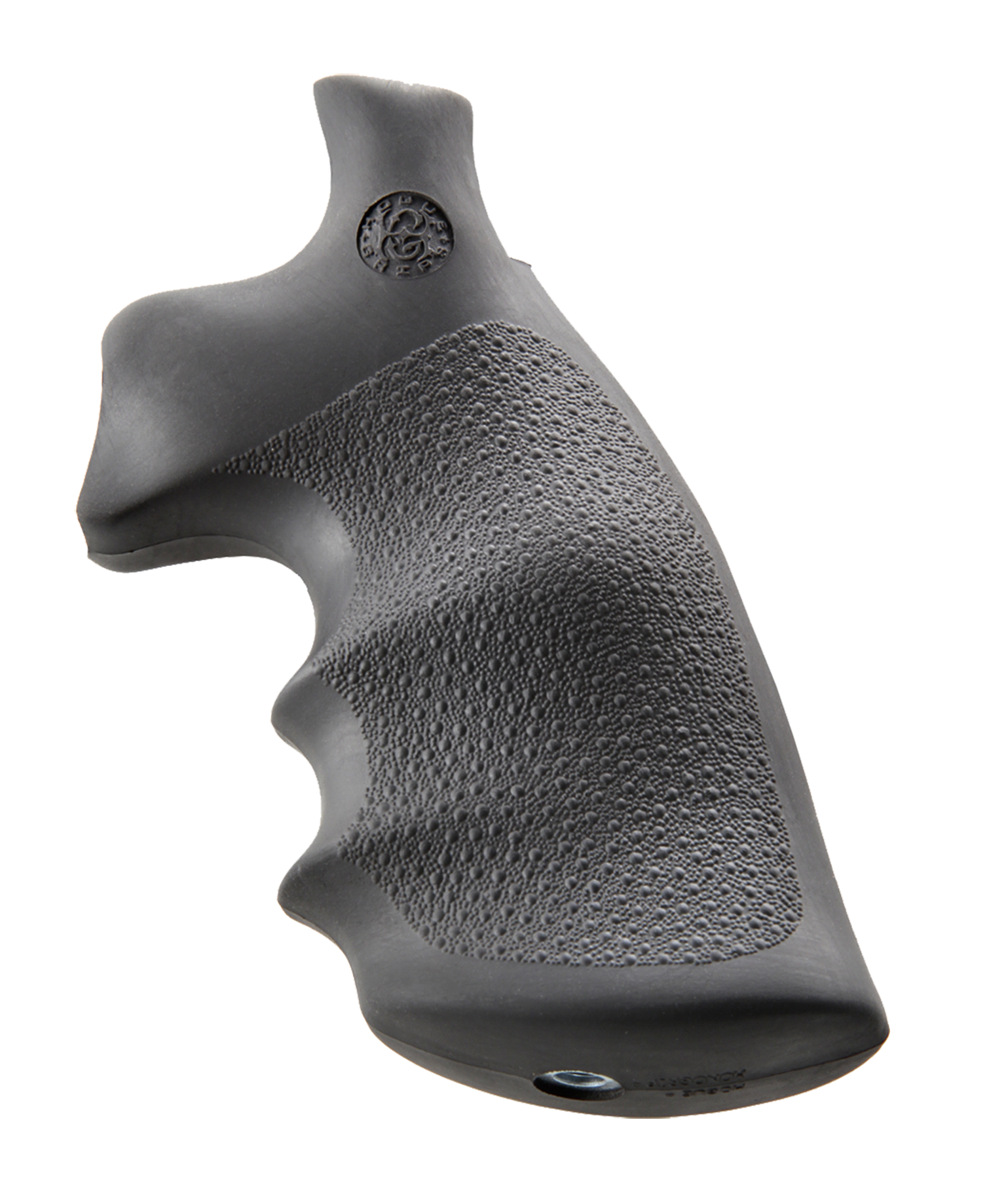 Hogue 19002 Conversion Monogrip Black Rubber with Finger Grooves for S&W K, L Frame with Round Butt