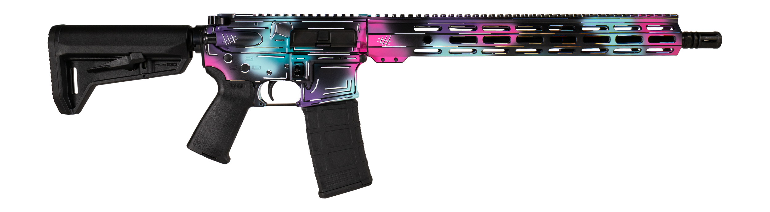 Shark Coast Tactical Anime-15 Disco 5.56 NATO 16" 30rd Rifle