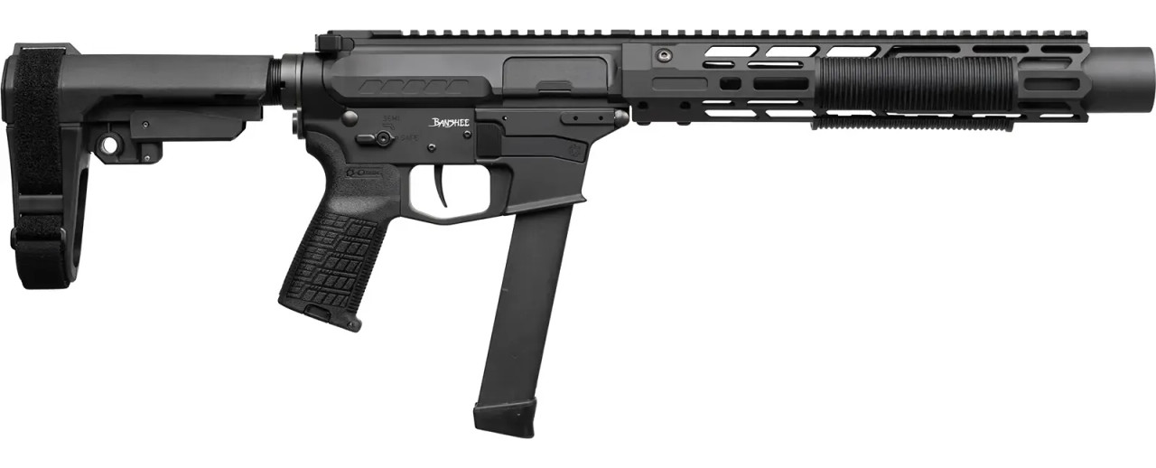 CMMG PISTOL SD 9MM GLOCK PATTERN SUPPRESSED ZEROED BANSHEE 1-33RD ZEROED TRIGGER W/ (CMMG11DB029)