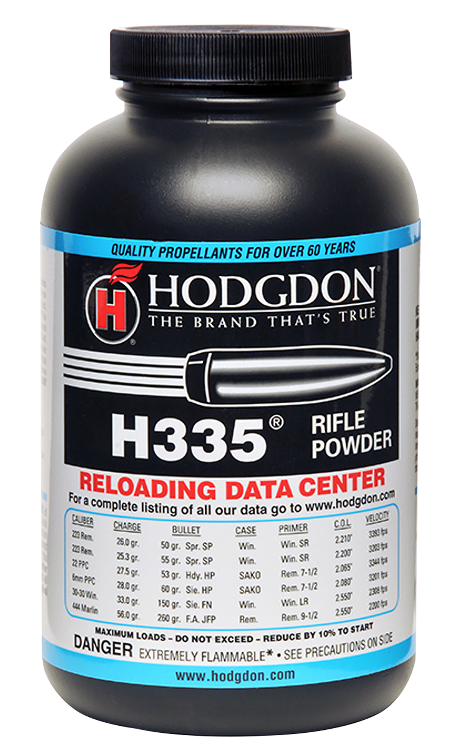 Hodgdon 3351 Spherical H335 Rifle Powder Multi-Caliber 1 lb