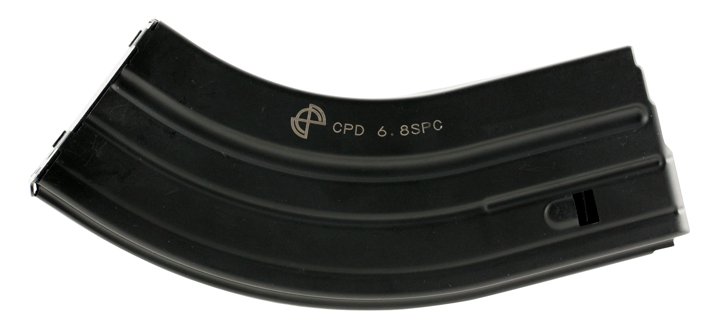 DuraMag 2868041207CPD SS  28rd 22 Nosler/6.8 SPC for AR-15 Black w/ Gray Follower Detachable