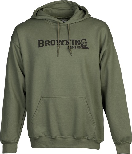 BROWNING HOODIE BRANDED BUCK MARK GREEN XXLARGE