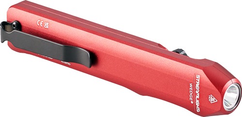 STREAMLIGHT WEDGE CARRY LIGHT WHITE EDC RED W/POCKET CLIP