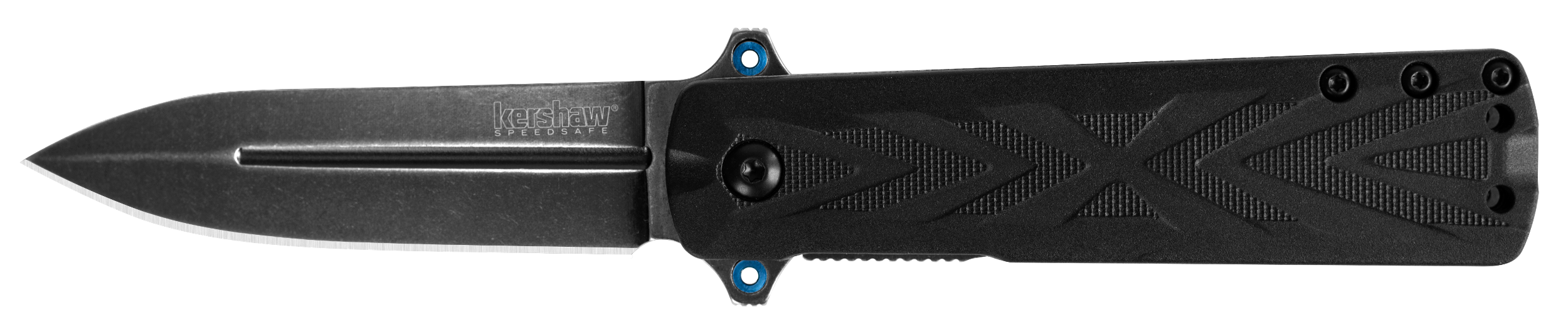 Kershaw 3960 Barstow  3" Folding Spear Point Plain Black Oxide Blackwash 8Cr13MoV SS Blade Black Glass-Filled Nylon Handle Includes Pocket Clip