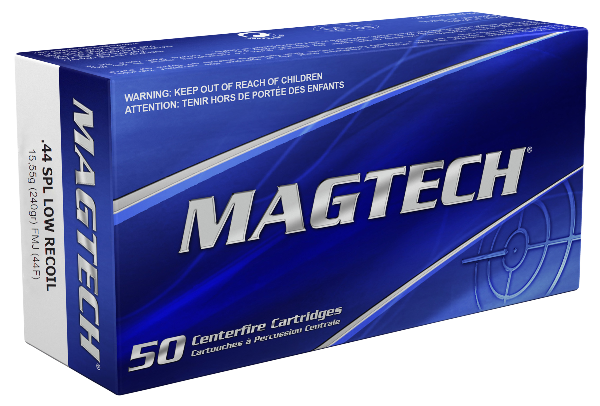 Magtech 44F Range/Training  44 S&W Spl 240 gr Full Metal Jacket 50 Per Box/ 20 Case