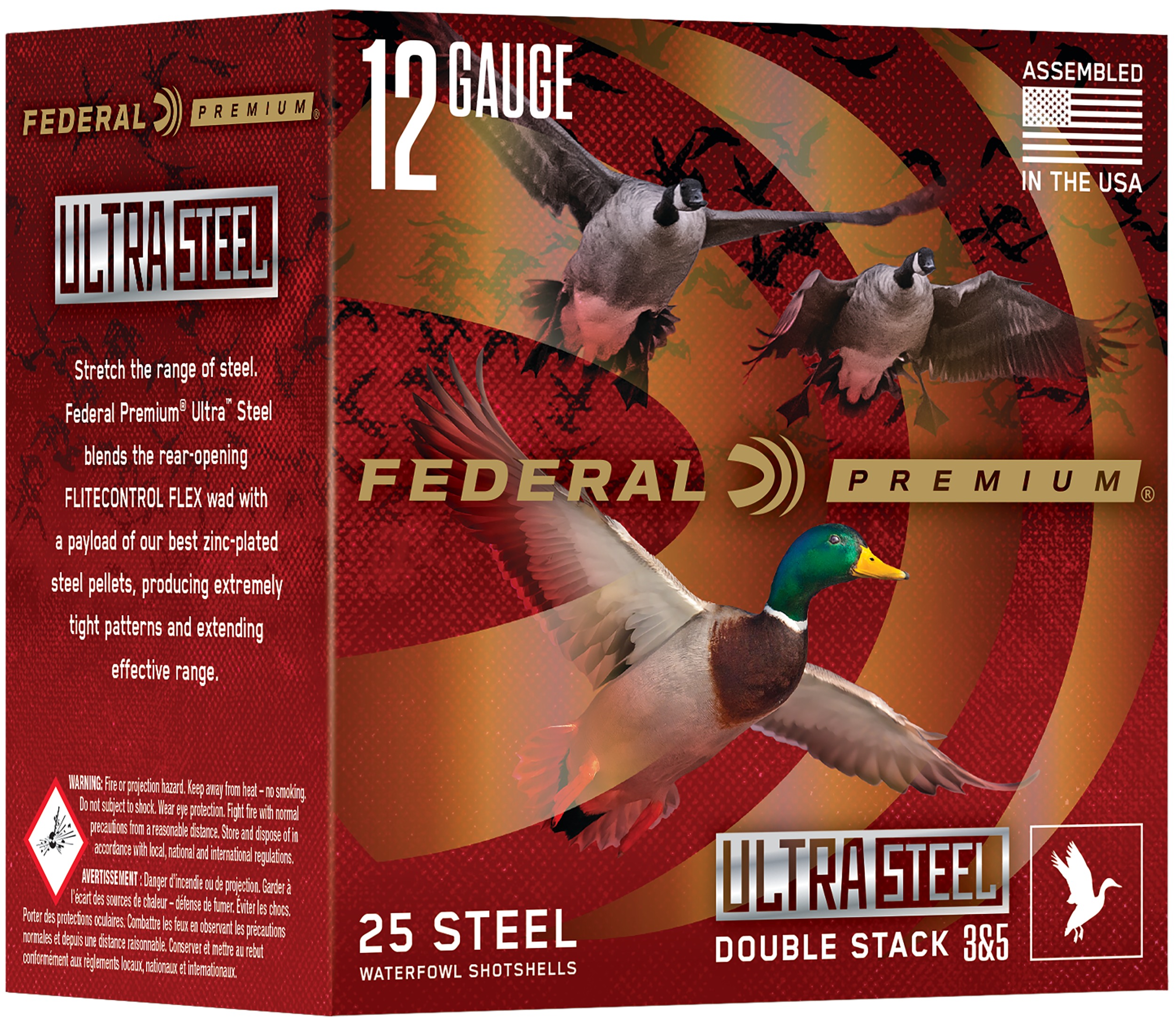 Federal PWUX142BB Premium  12Gauge 3" 1 1/4 oz BB Shot 25 Per Box/10 Cs
