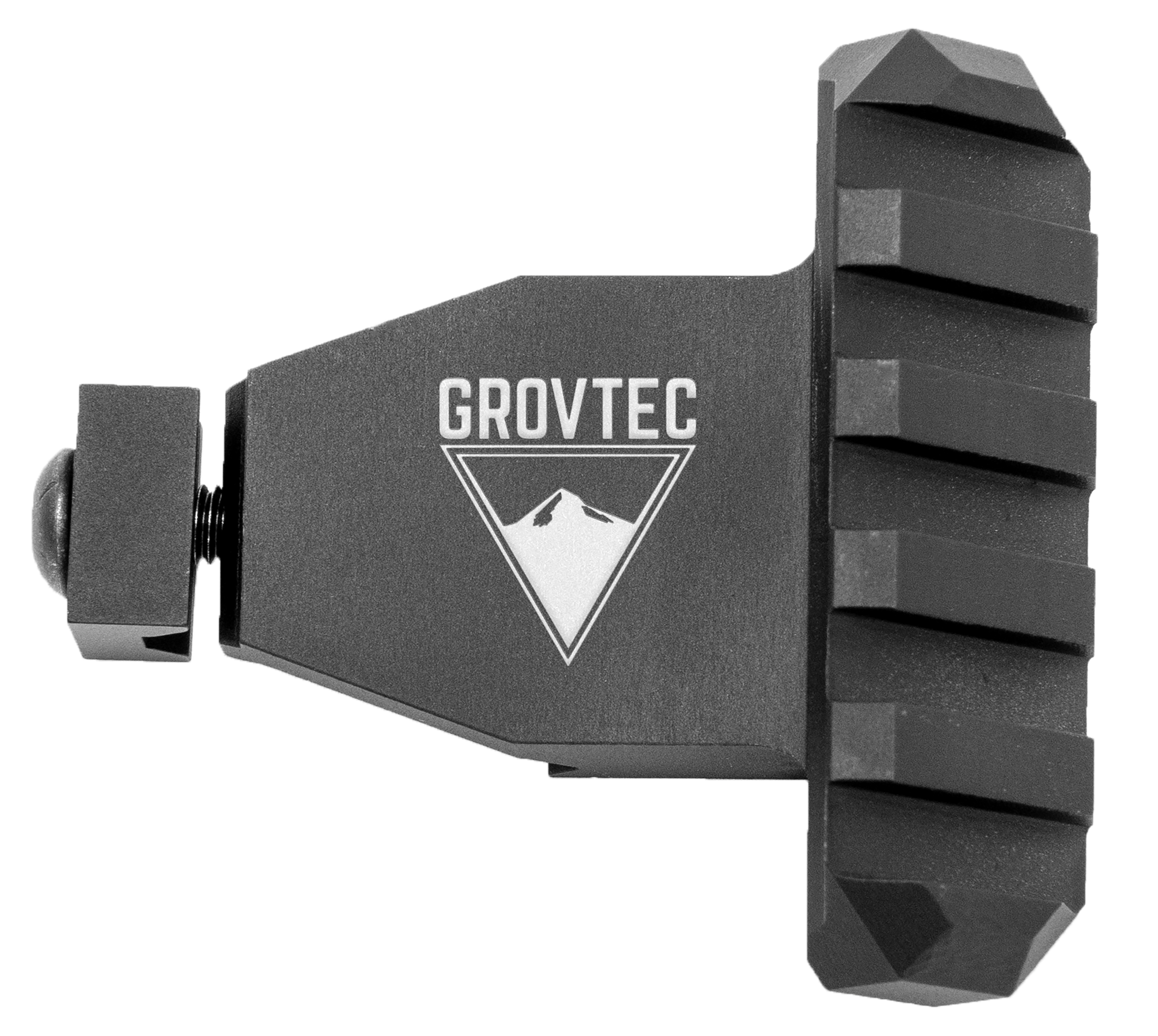 GrovTec US Inc GTSW321 Picatinny Rail Angled Black Anodized Aluminum