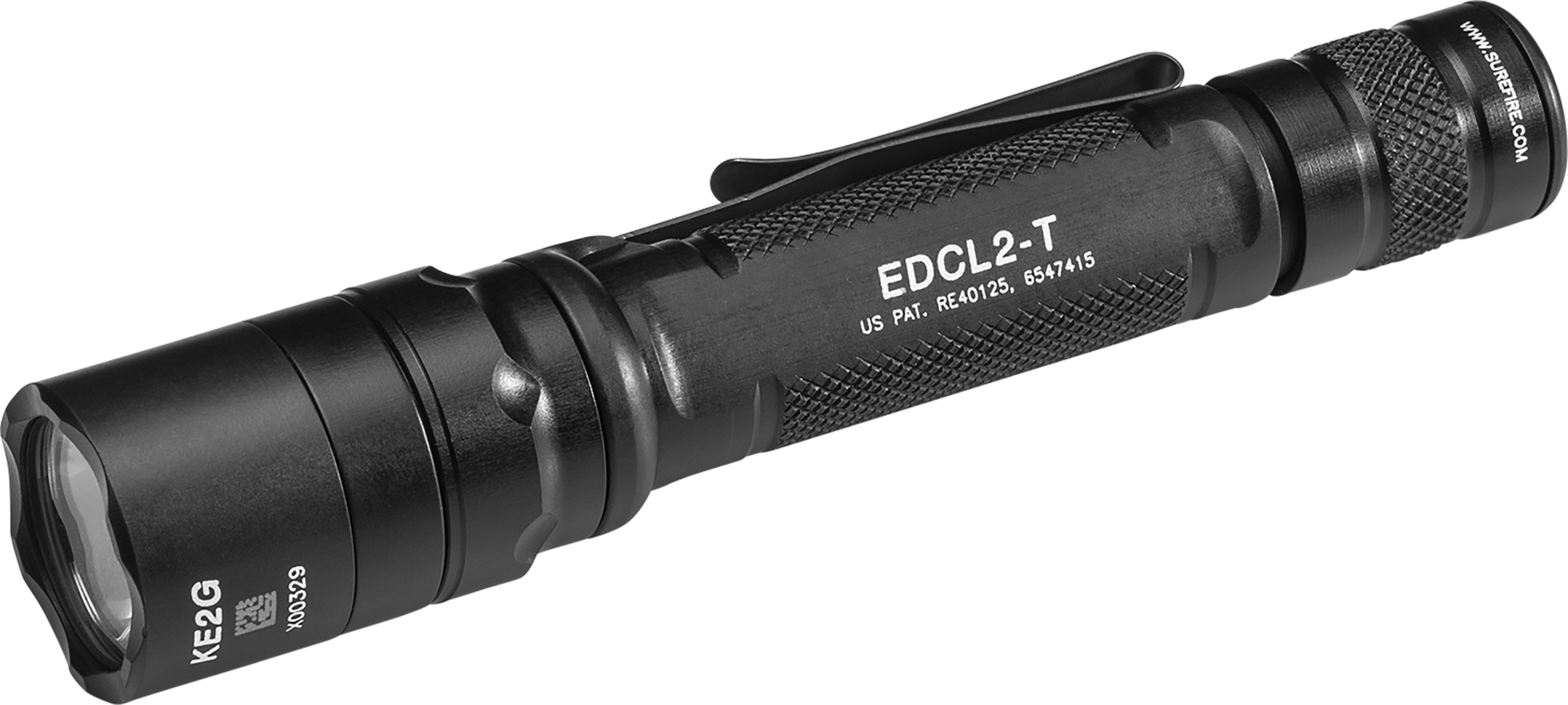 SureFire EDCL2T Everyday Carry Light 2  Black Anodized 5/1,200 Lumens White LED