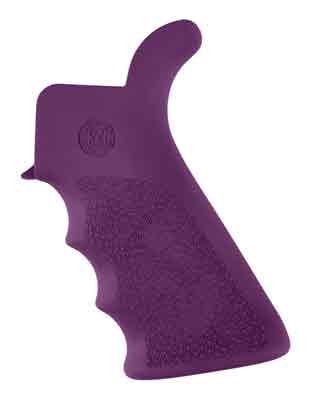 HOGUE AR-15 BEAVERTAIL GRIP W/FINGER GROOVES PURPLE