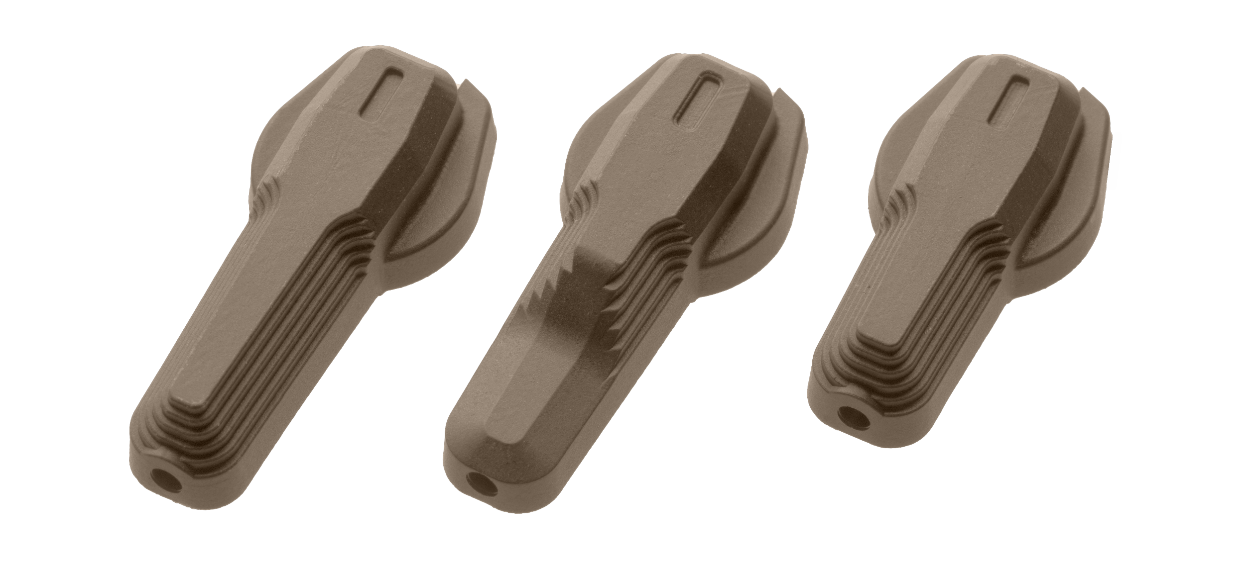 Magpul MAG1254-FDE ESK Safety Selector FDE Polymer/Steel, Ambi 60/90 Degree Options, Fits AR-Platform