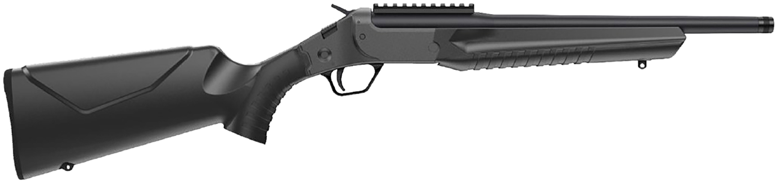 Rossi LWC65CMBK LWC 6.5Creedmoor 1rd 16.50" Black Oxide Threaded Barrel, Black Picatinny Rail Steel Receiver, Black Fixed Synthetic Stock