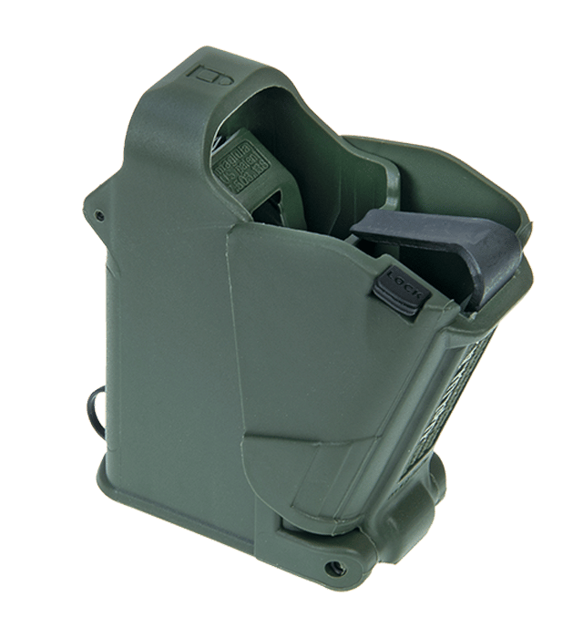 Maglula UP60DG UpLULA Loader & Unloader Double Stack Single Stack Dark Green Polymer 9mm Luger/45 ACP Pistols