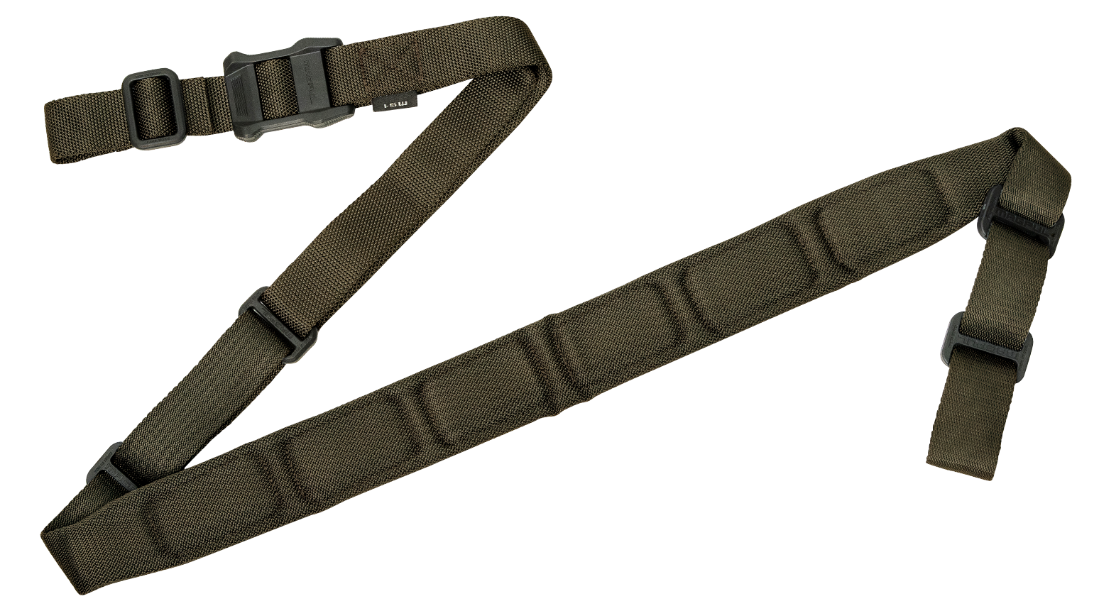 Magpul MAG545RGR MS1 Sling Ranger Green Nylon 48"-60" OAL Padded Two-Point Rifle
