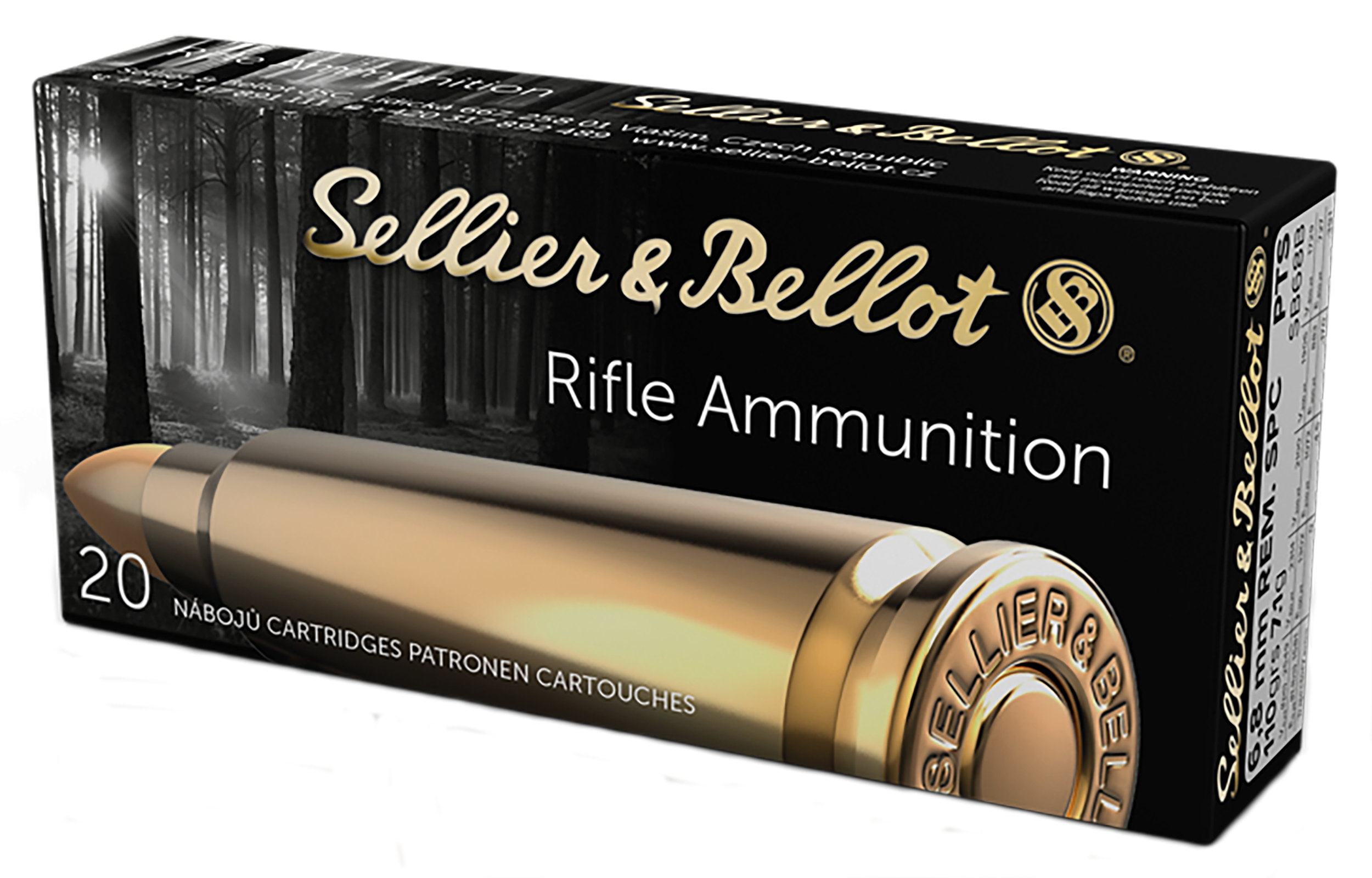 Sellier & Bellot SB68B Rifle  6.8mmRemSPC 110gr Plastic Tip Special 20 Per Box/30 Case