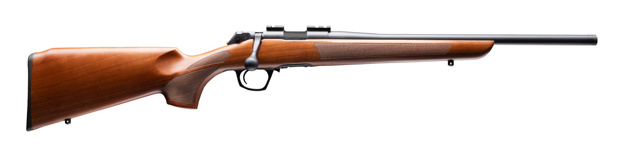 CVA CR2202 Cascade  22 LR 10+1 18" Matte Blued Steel Threaded Barrel & Receiver w/Picatinny Rail, Fixed Walnut Stock