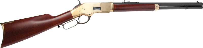 CIMARRON 1866 YELLOWBOY 38SP 24" OCTAGON BRASS/BLUED WALNUT