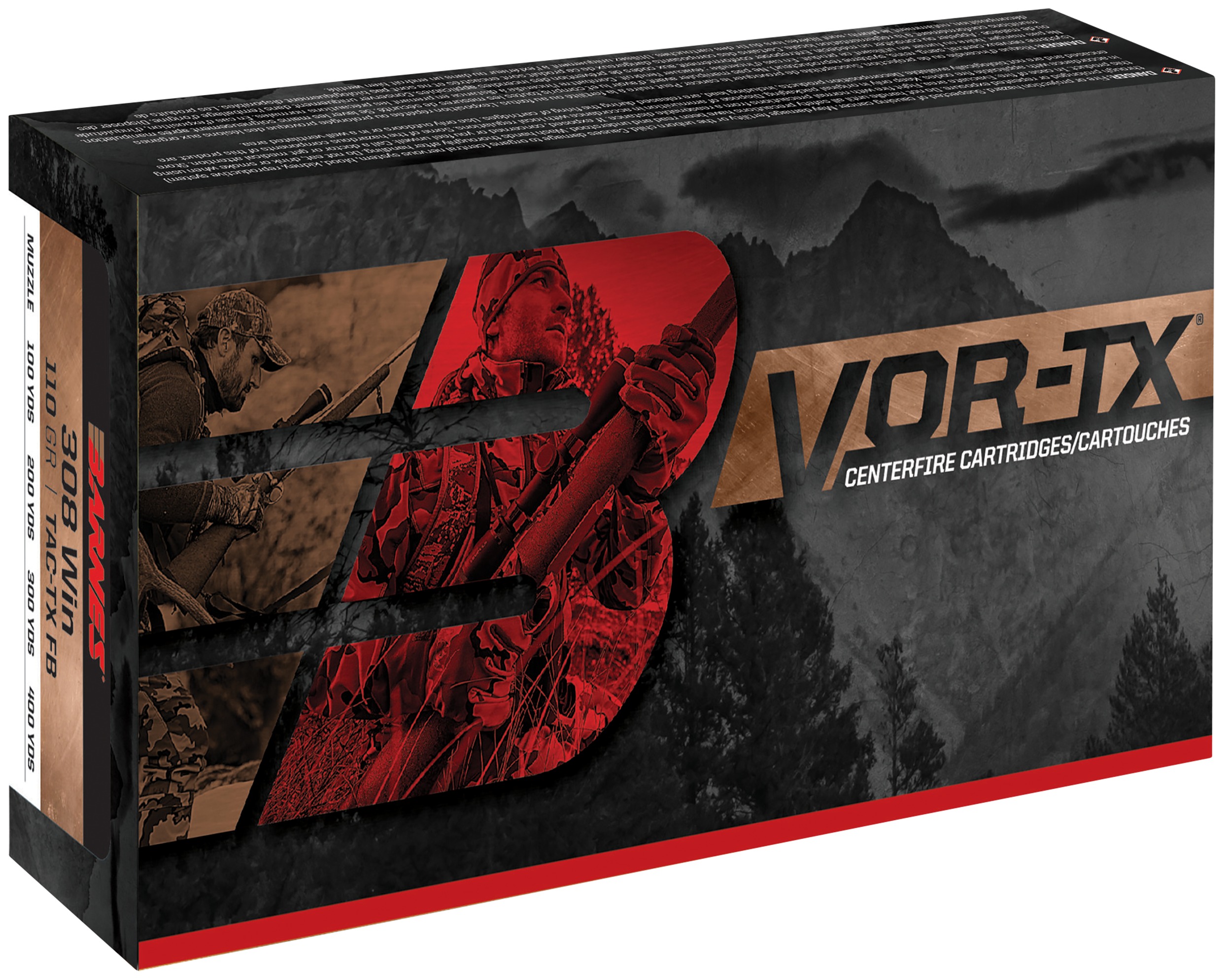 Barnes Bullets 21529 VOR-TX Rifle 7mmRem Mag 160gr TSX Boat Tail 20 Per Box/10 Case
