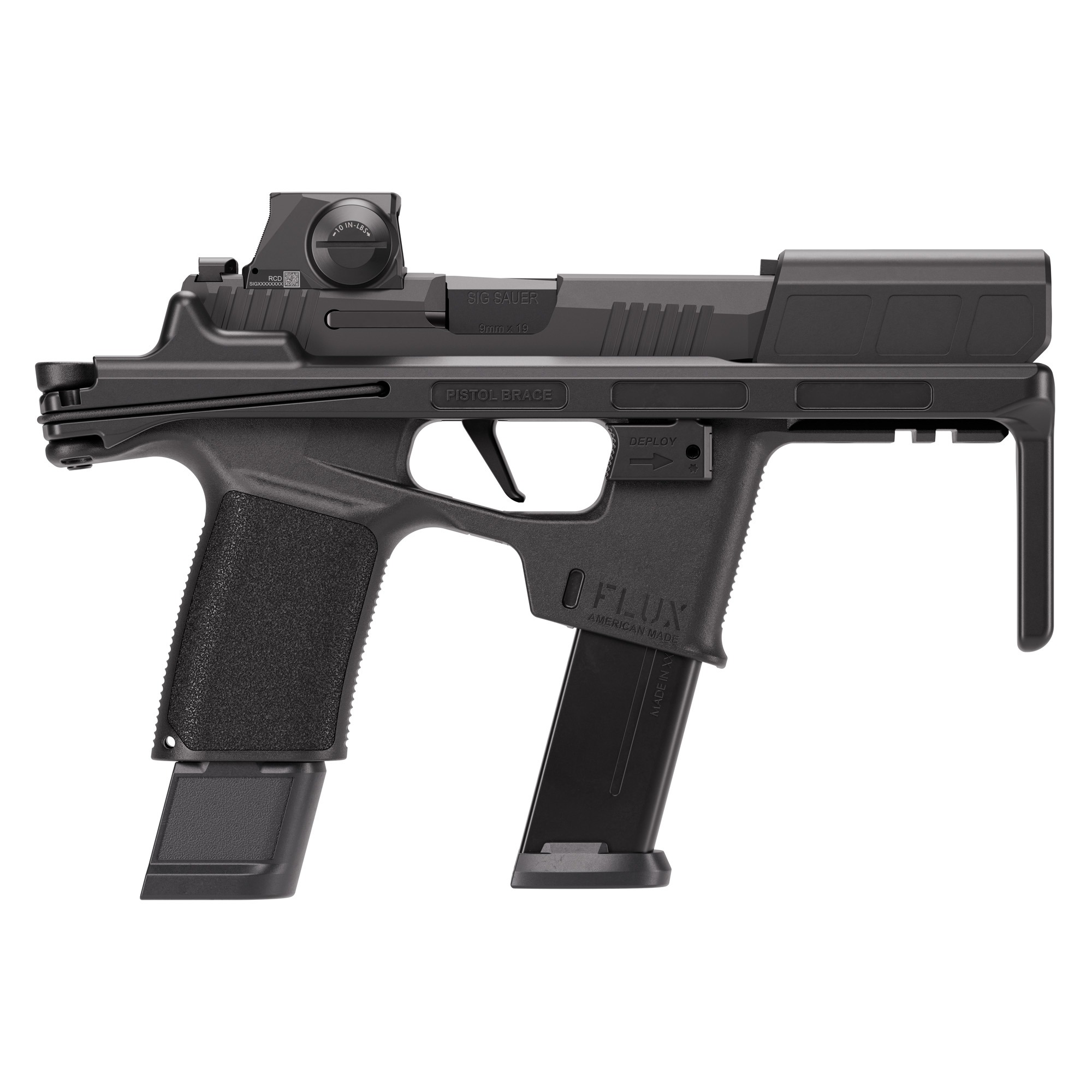 SIG P365 FLUX 9MM 6" 25RD KIT BRACE