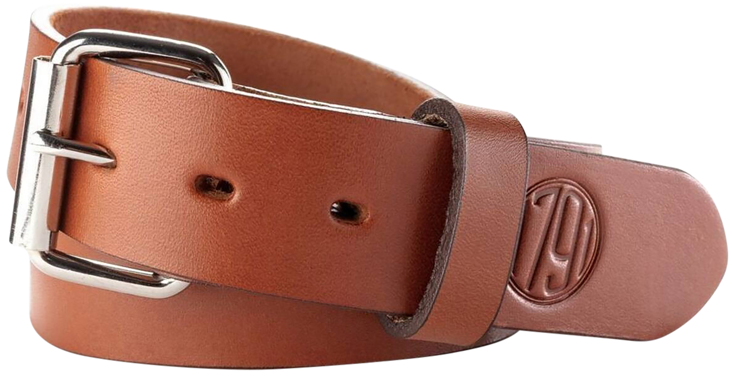1791 Gunleather BLT013842CBRA 01 Gun Belt Classic Brown Leather 38/42 1.50" Wide Buckle Closure