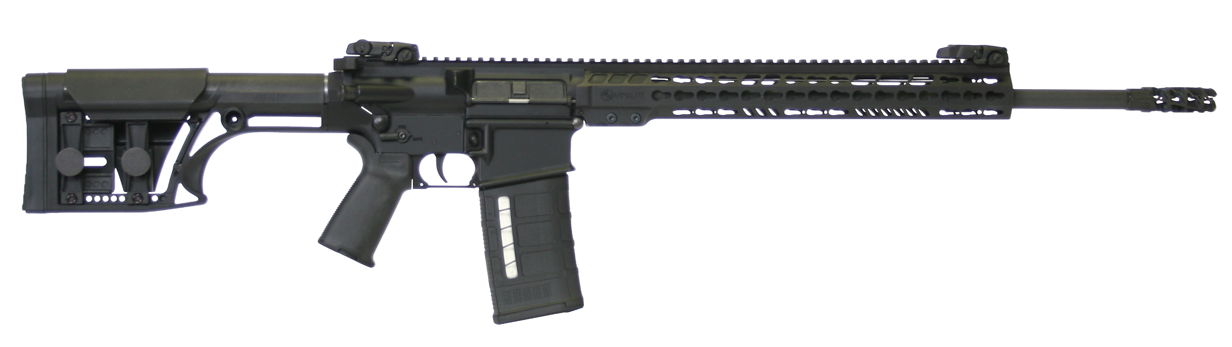 ArmaLite AR10TAC20 AR-10 Tactical 308 Win 20" 25+1 Black Hard Coat Anodized Black Phosphate Adjustable Luth-AR MBA-1 Stock Black Polymer Grip