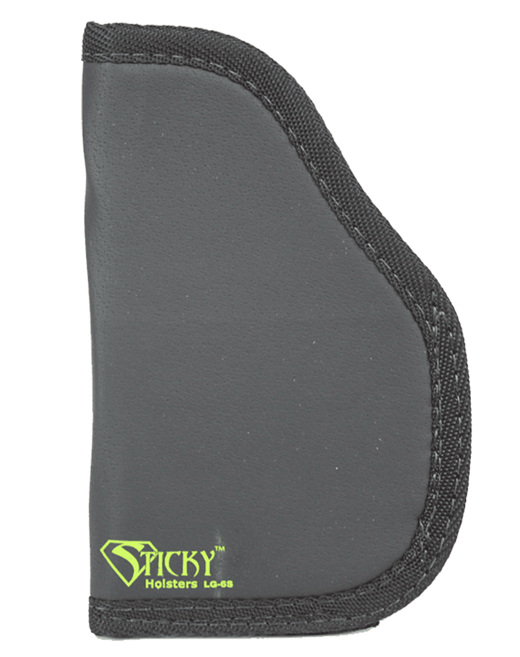 Sticky Holsters LG6SMOD LS LG-6S Black/Green Latex Free Rubber Fits 3-4" Large Auto w/Laser Ambidextrous