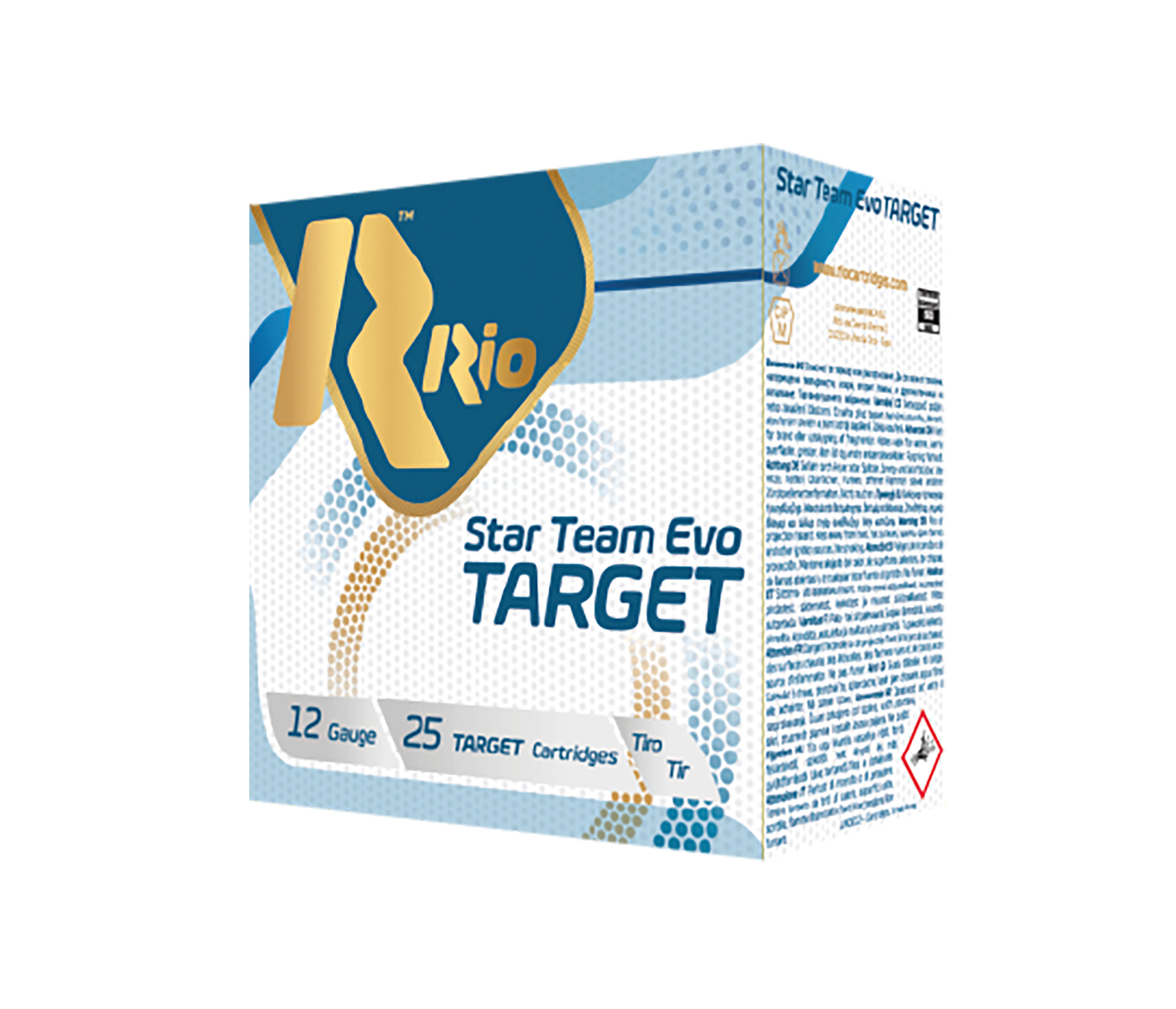 Rio Ammunition STT28LT9 Star Team EVO Target 12Gauge 2.75" 1oz 9Shot 25 Per Box/10 Case