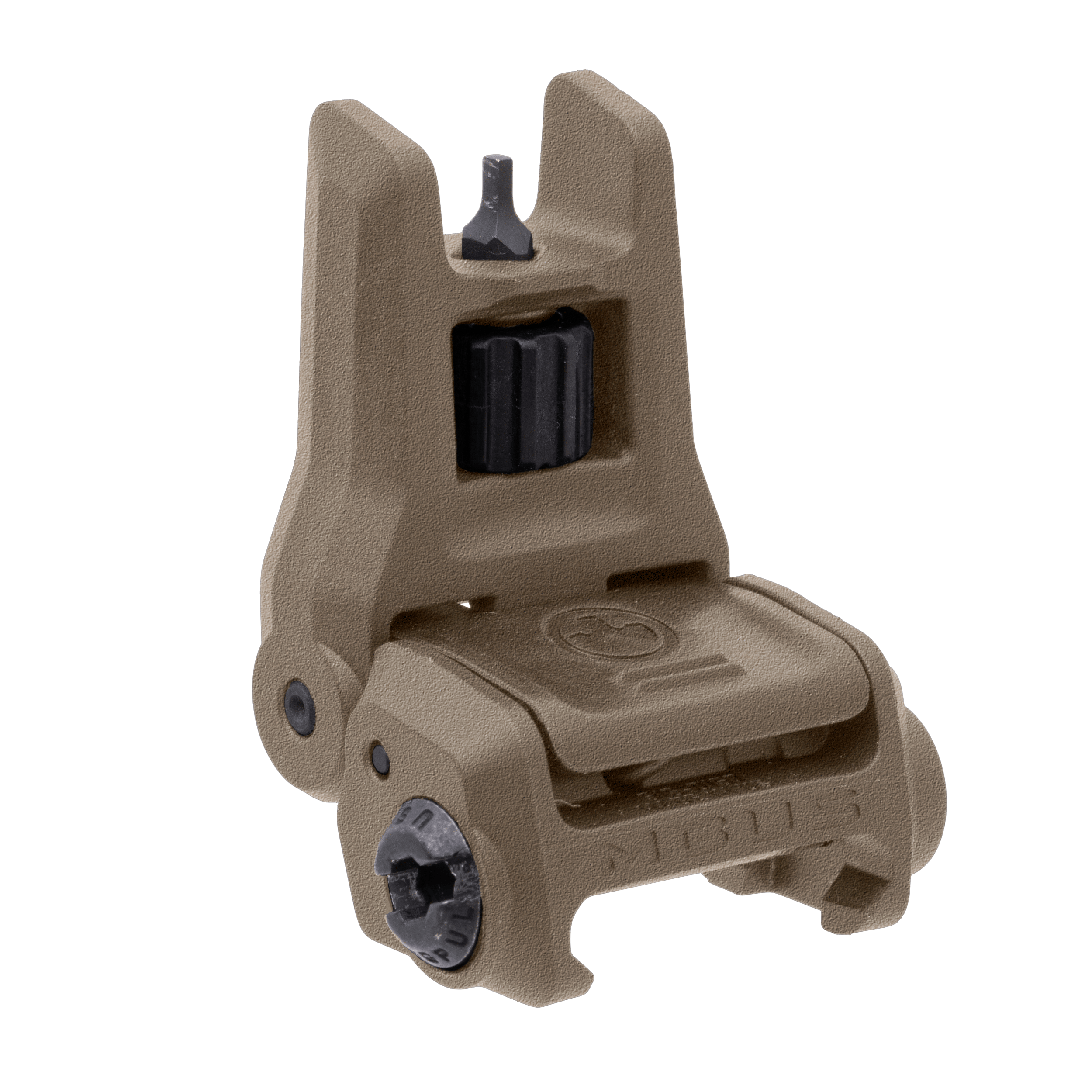 Magpul MAG1166-FDE MBUS 3 Sight Front  Flat Dark Earth Flip Up AR-10/AR-15/M4/M16/M110/SR-25