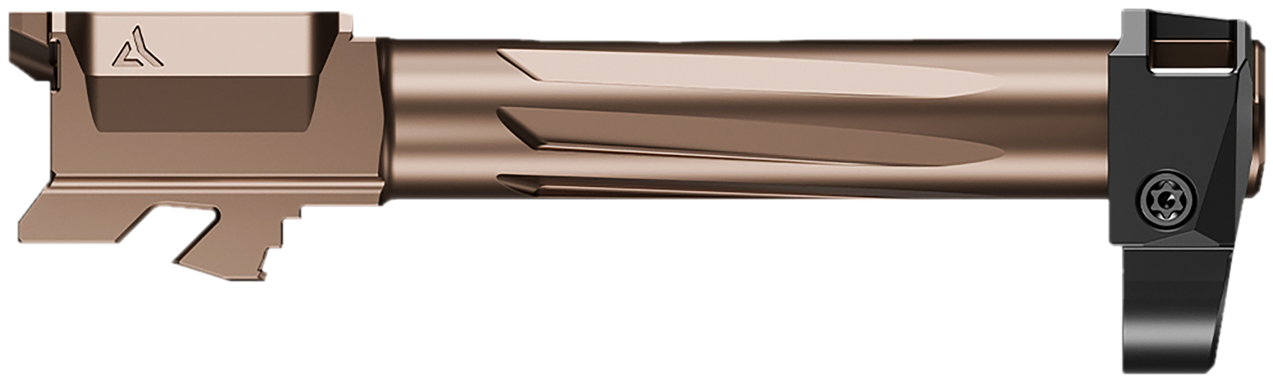 Radian Weapons R0843 Ramjet & Afterburner Combo 9mm Luger Compatible w/Glock 43, Bronze Stainless Steel