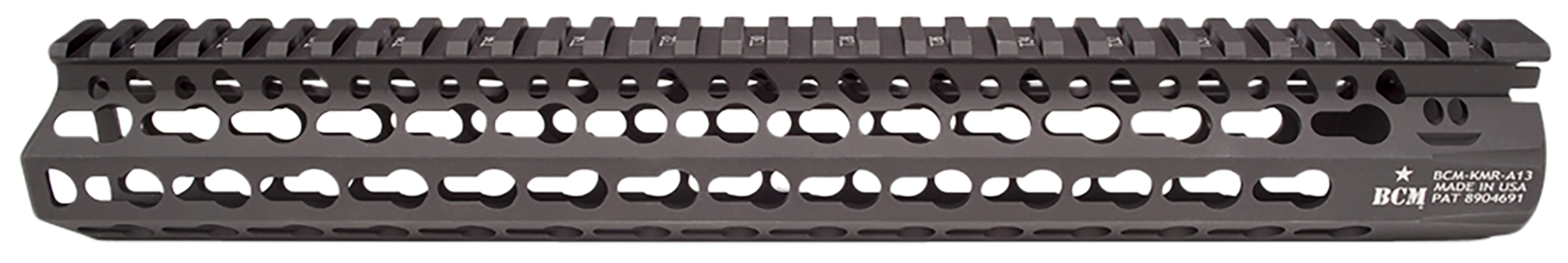 BCM KMRA13556BK KMR Alpha Handguard 13" Keymod Style Made of Aluminum with Black Anodized Finish for AR-15